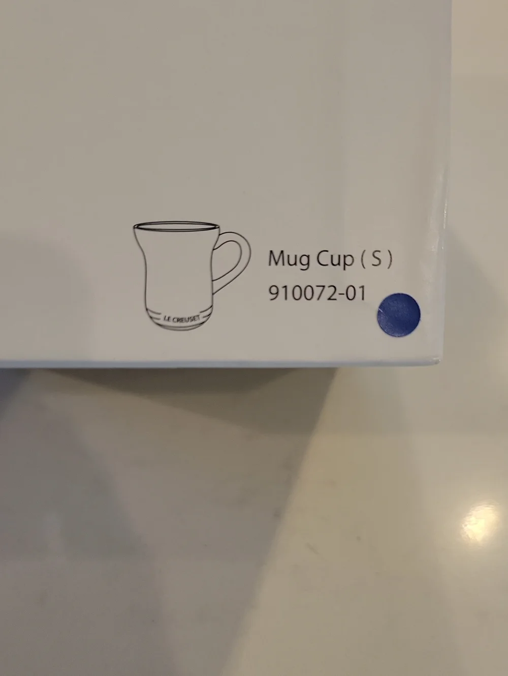 Le Creuset Small Cobalt Retired Tea Mug.